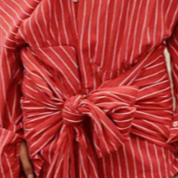 Brand New Bardot Malira Long-Sleeve Mini Shirt Dress - Picture 8 of 11